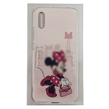 Чехол накладка для XIAOMI Redmi 9A, силикон, рисунок Мышка в Париже