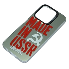 Чехол накладка для Honor X8b, Honor X8c, защита камеры, силикон, рисунок MADE IN USSR