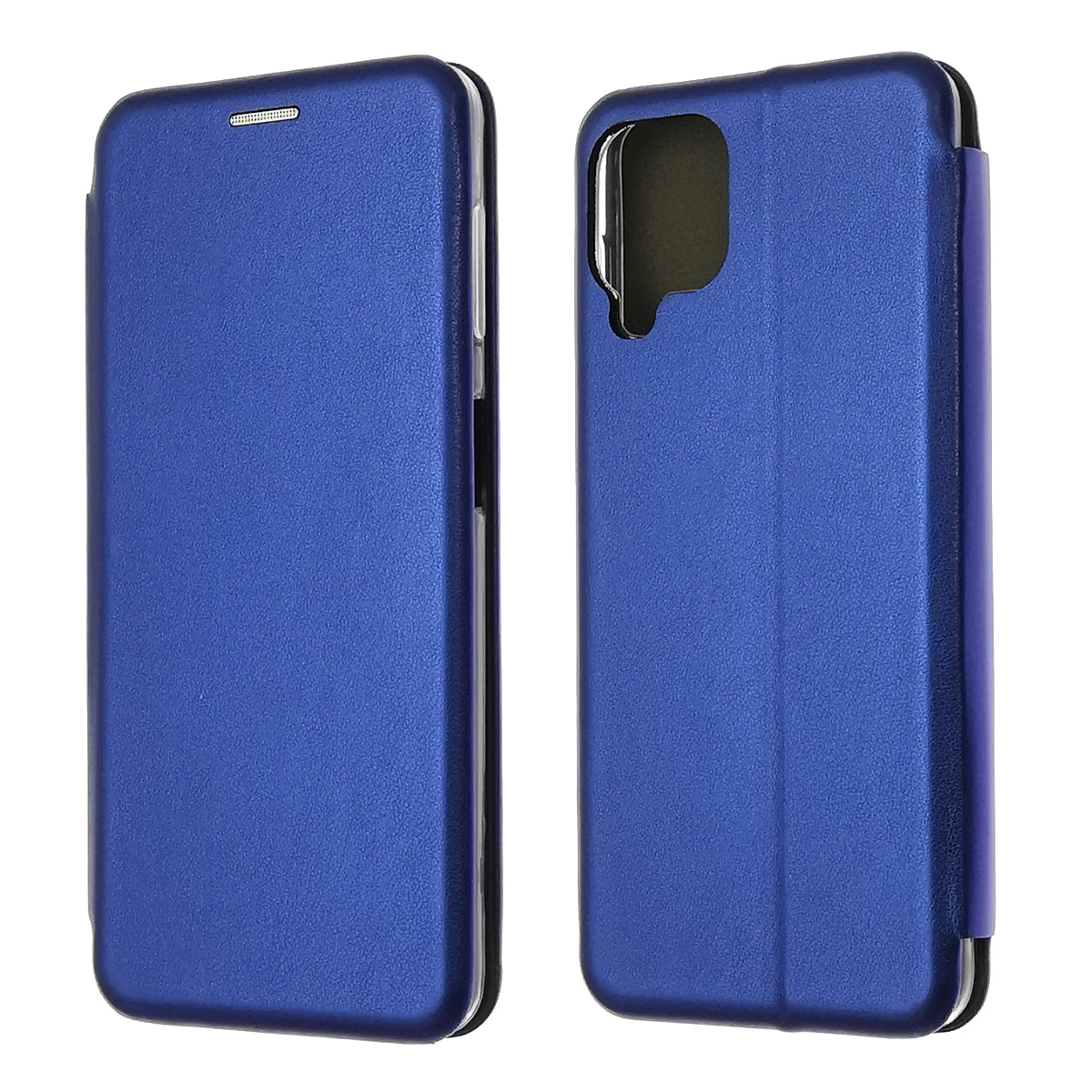 Чехол книжка STYLISH для SAMSUNG Galaxy A22 4G (SM-A225F), M22 (SM-M225F), M32 (SM-M325F), экокожа, визитница, цвет синий