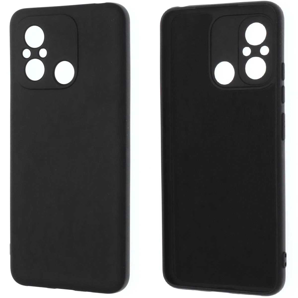 Чехол накладка NANO для XIAOMI Redmi 12C, XIAOMI POCO C55, силикон, цвет черный