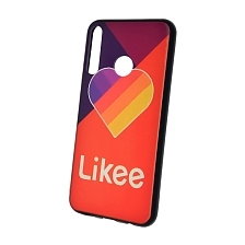 Чехол накладка для HUAWEI Honor 9C, Honor P40 Lite E, силикон, рисунок Likee Red.