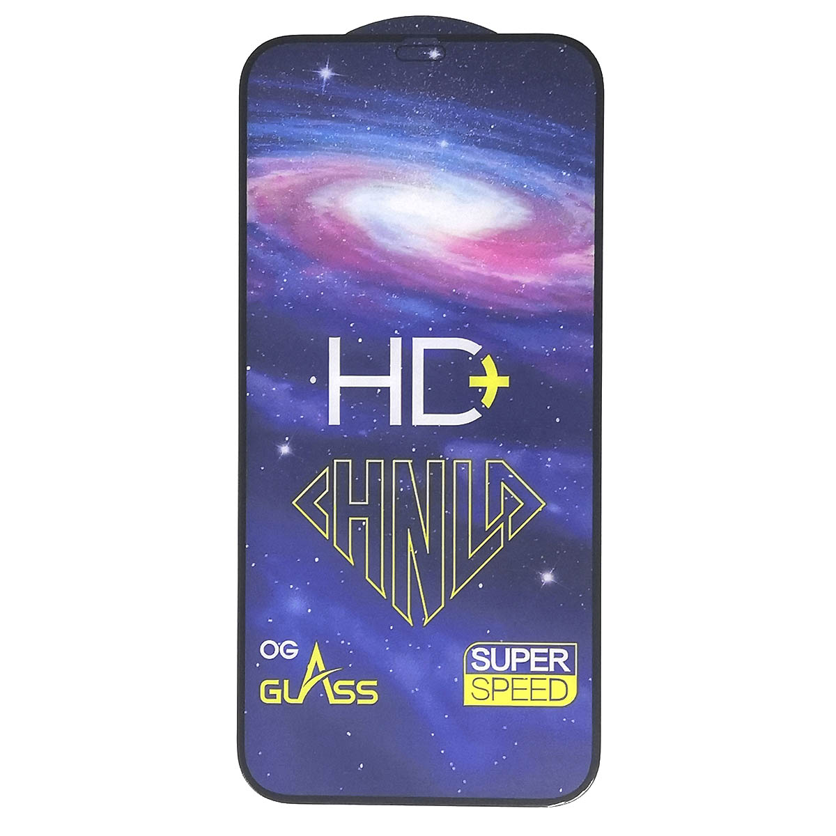 Защитное стекло HD+ SUPER SPEED для APPLE iPhone 12 (6.1"), iPhone 12 Pro (6.1"), цвет окантовки черный