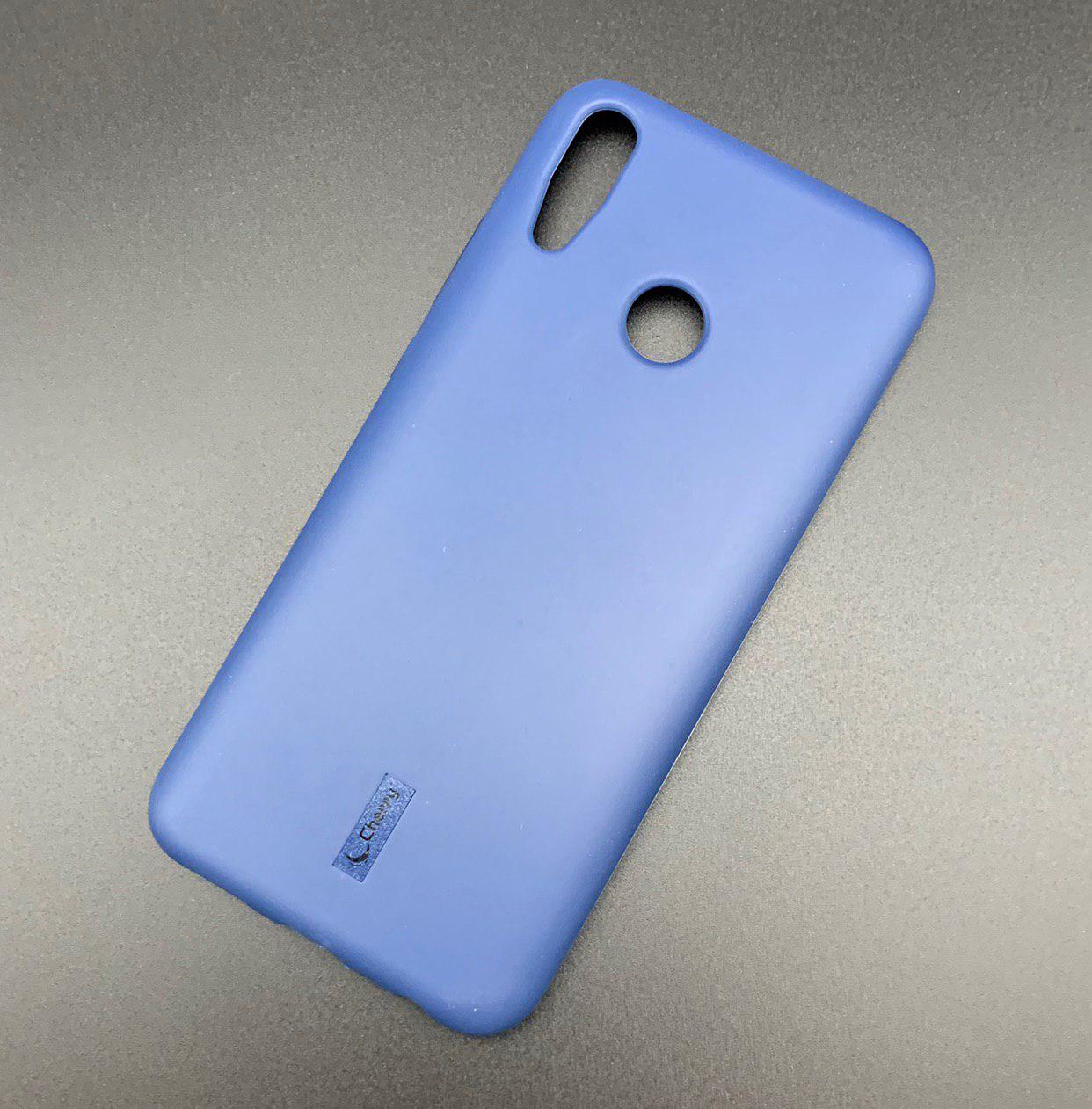 Чехол накладка Cherry для HUAWEI Honor Y9 2019, силикон, цвет синий.