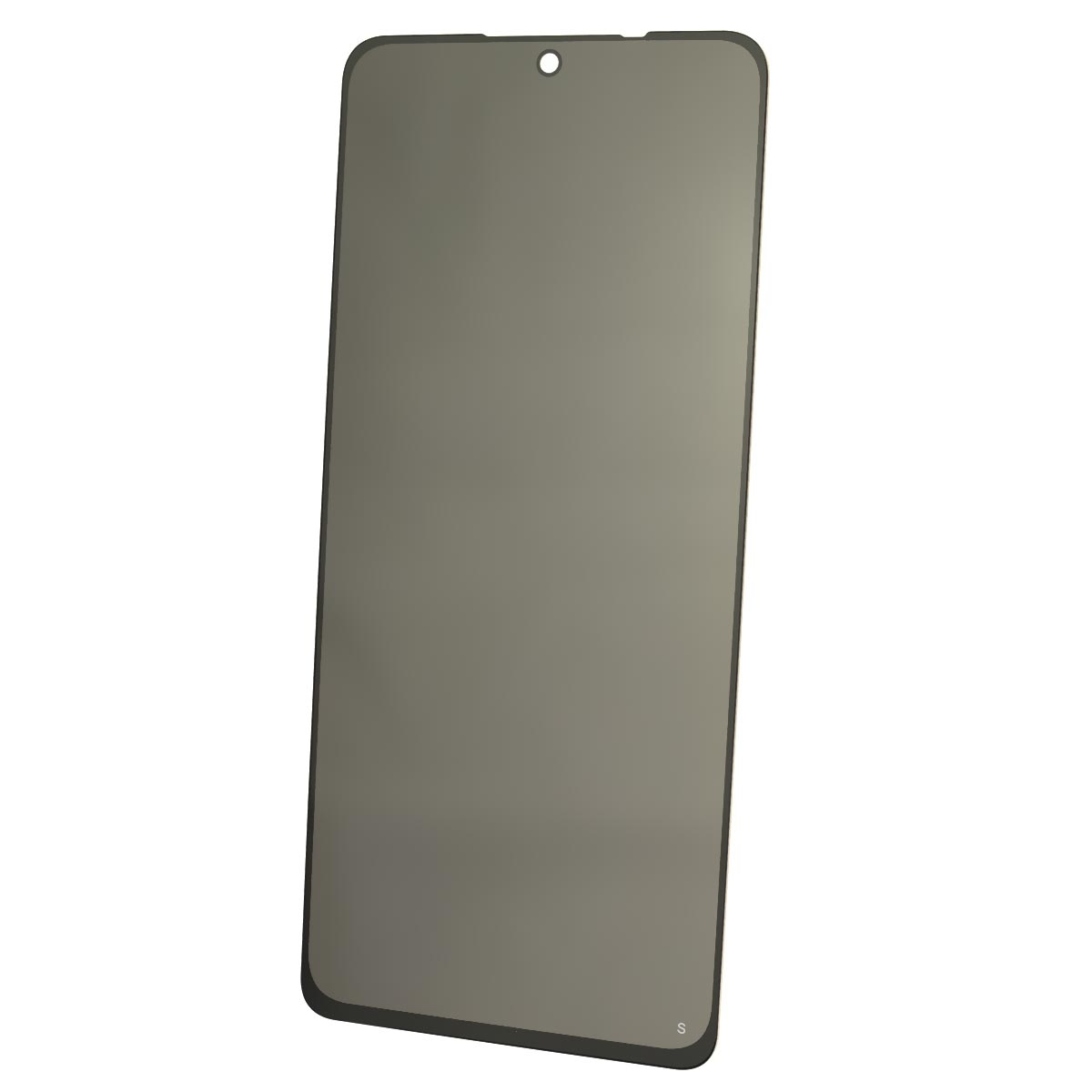 Защитное стекло Антишпион для XIAOMI Redmi Note 9 Pro, цвет окантовки черный