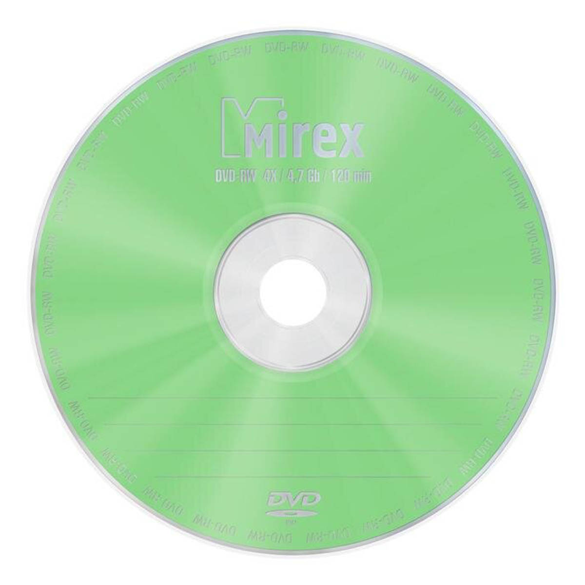 Диск MIREX DVD+RW, 4.7 GB, 120 min, 4x