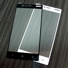 Защитное стекло 5D Full Glass /полный экран, упак-картон/ для Nokia 3 белый.