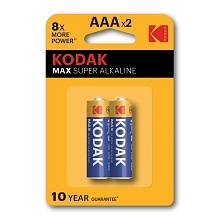 Батарейка KODAK MAX SUPER LR03 AAA BL2 Alkaline 1.5V
