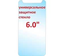 Защитное стекло "Pro Glass" для смартфонов универсальное 6.0" ударопрочное / прозрачное 0.2mm.