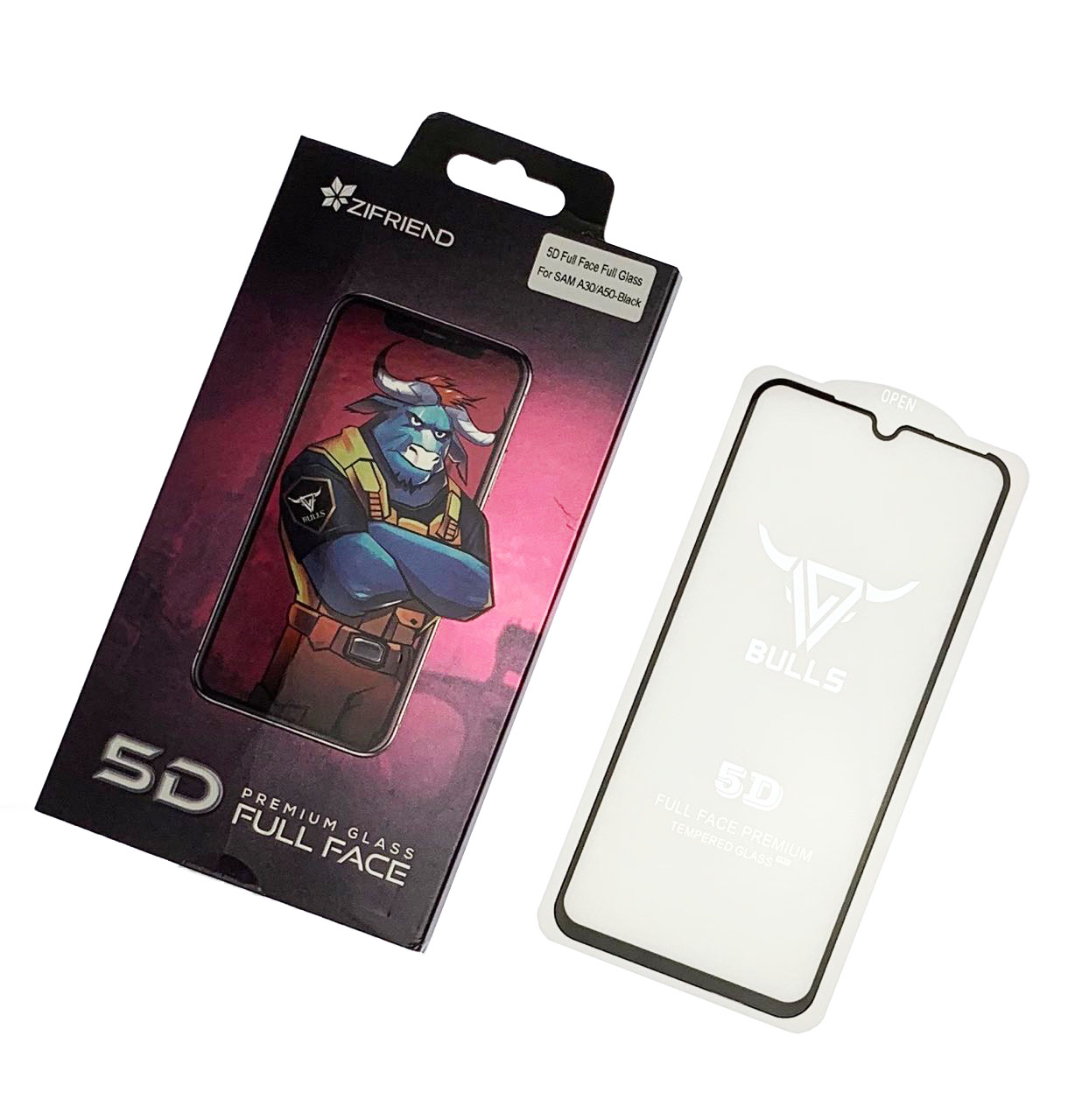 Защитное стекло 5D ZIFRIEND BULLS для SAMSUNG Galaxy A10, Galaxy M10, Galaxy A10s, цвет окантовки черный. Защитное стекло 5D ZIFRIEND BULLS для SAMSUNG Galaxy A10, Galaxy M10, Galaxy A10s, цвет окантовки черный.