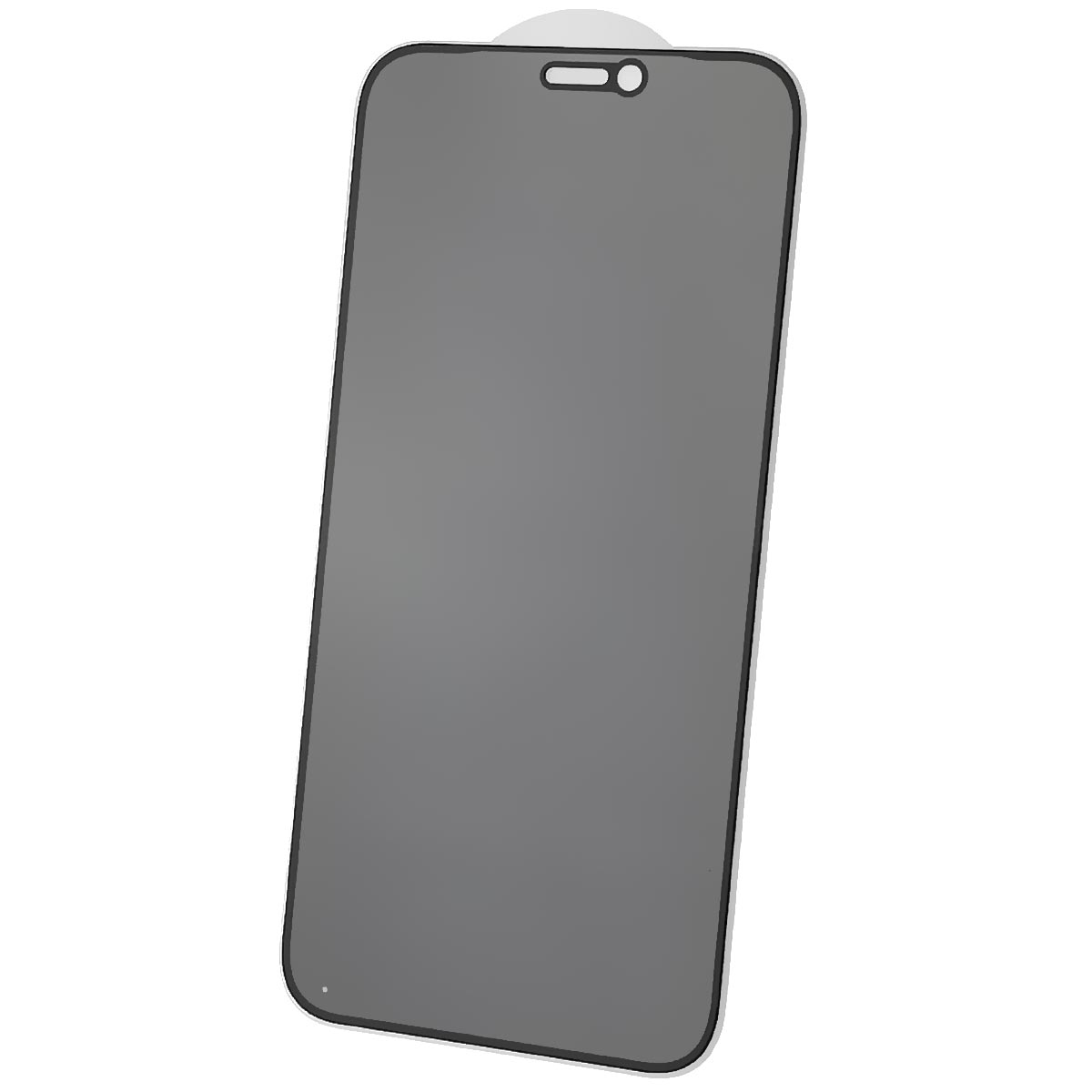 Защитное стекло Антишпион для APPLE iPhone 12 mini (5.4"), цвет окантовки черный