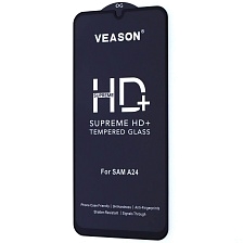 Защитное стекло VEASON HD+ для SAMSUNG Galaxy A24, Galaxy A25, цвет окантовки черный