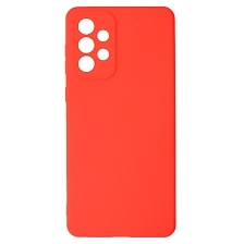 Чехол накладка для SAMSUNG Galaxy A73 5G (SM-A736B), силикон, цвет красный