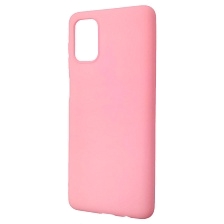 Чехол накладка GPS для SAMSUNG Galaxy M51 (SM-515), силикон, матовый, цвет розовый