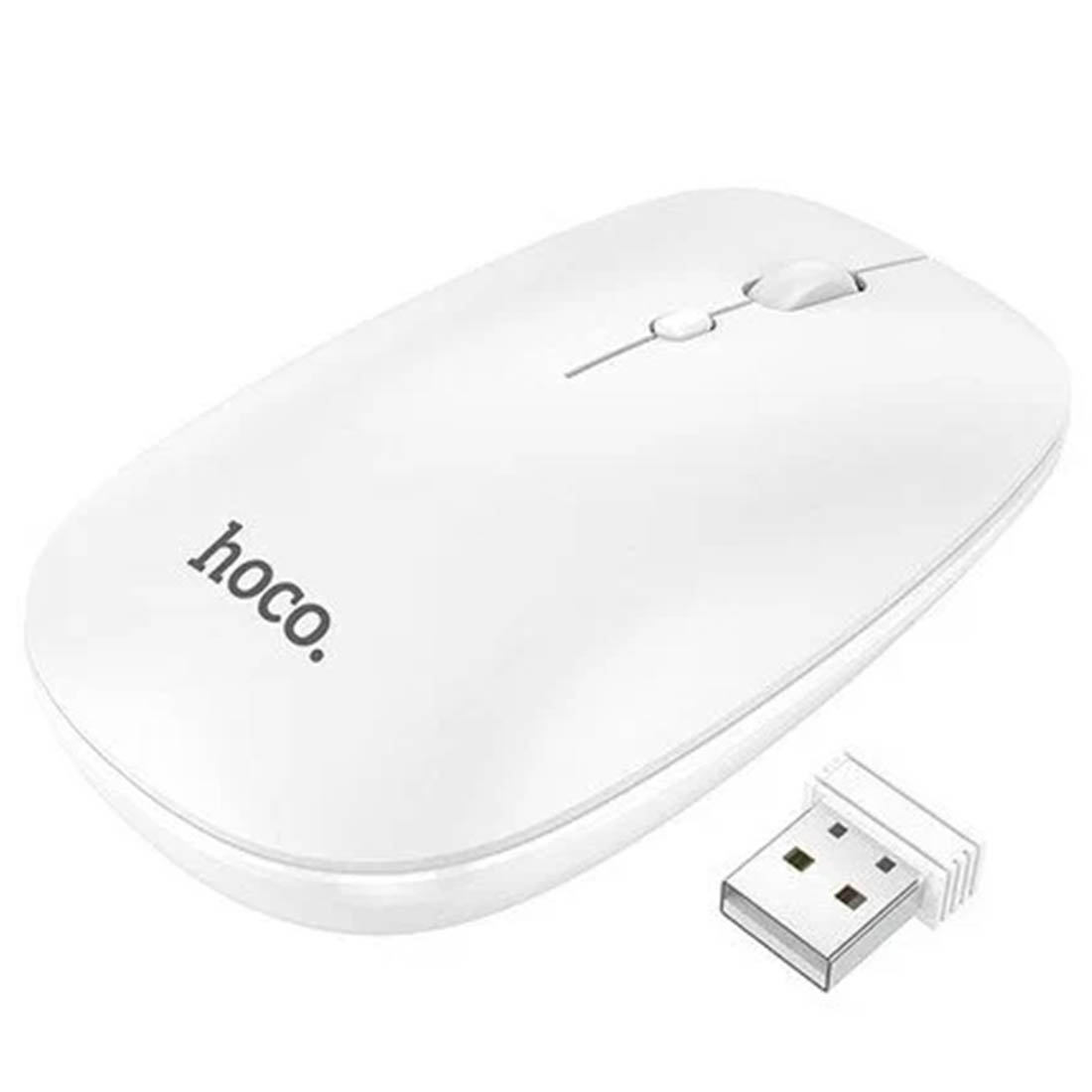 Компьютерная мышь HOCO GM15, беспроводная, цвет белый
