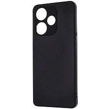 Чехол накладка для INFINIX Hot 30, силикон, карбон, цвет черный Чехол накладка для INFINIX Hot 30, силикон, карбон, цвет черный