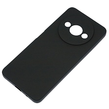 Чехол накладка NANO для XIAOMI Redmi A3, Redmi A3x, POCO C61, защита камеры, силикон, бархат, цвет черный Чехол накладка NANO для XIAOMI Redmi A3, Redmi A3x, POCO C61, защита камеры, силикон, бархат, цвет черный