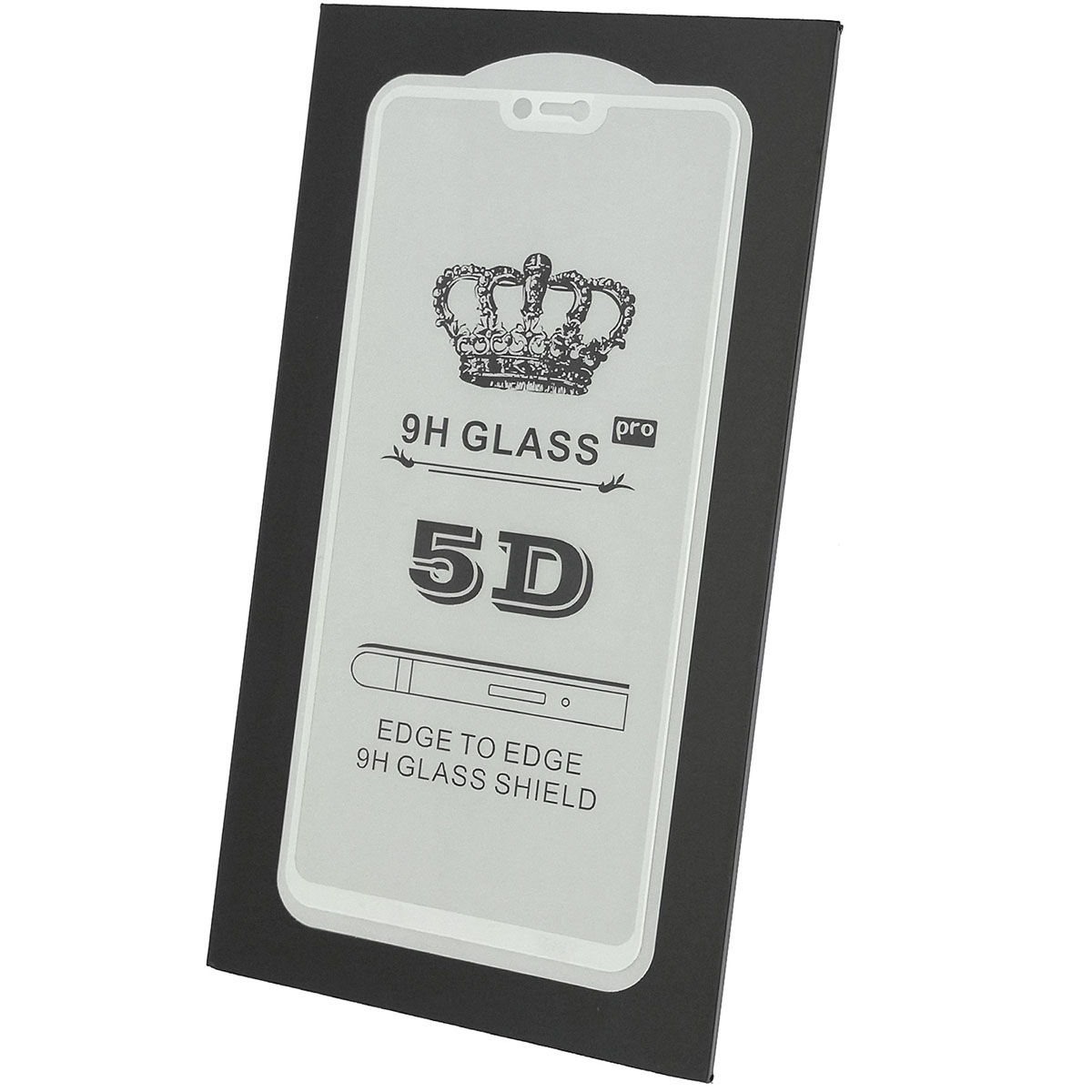 Защитное стекло 5D для XIAOMI Mi 8 Lite, цвет окантовки белый
