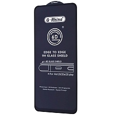 Защитное стекло 6D G-Rhino для INFINIX Hot 20 Hot 20S, Hot 20 Play, Hot 30 Play, цвет окантовки черный Защитное стекло 6D G-Rhino для INFINIX Hot 20 Hot 20S, Hot 20 Play, Hot 30 Play, цвет окантовки черный