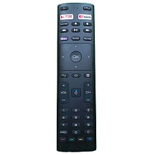 Пульт ДУ голосовой для телевизоров JVC, КIVI и YASIN HBT065, KT1942-HG, HBX026, цвет черный