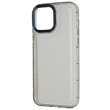 Чехол накладка AIR BAG для APPLE iPhone 13 Pro Max (6.7"), силикон, цвет прозрачно черный