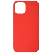 Чехол накладка Soft Touch для APPLE iPhone 12, iPhone 12 Pro (6.1"), силикон, цвет красный