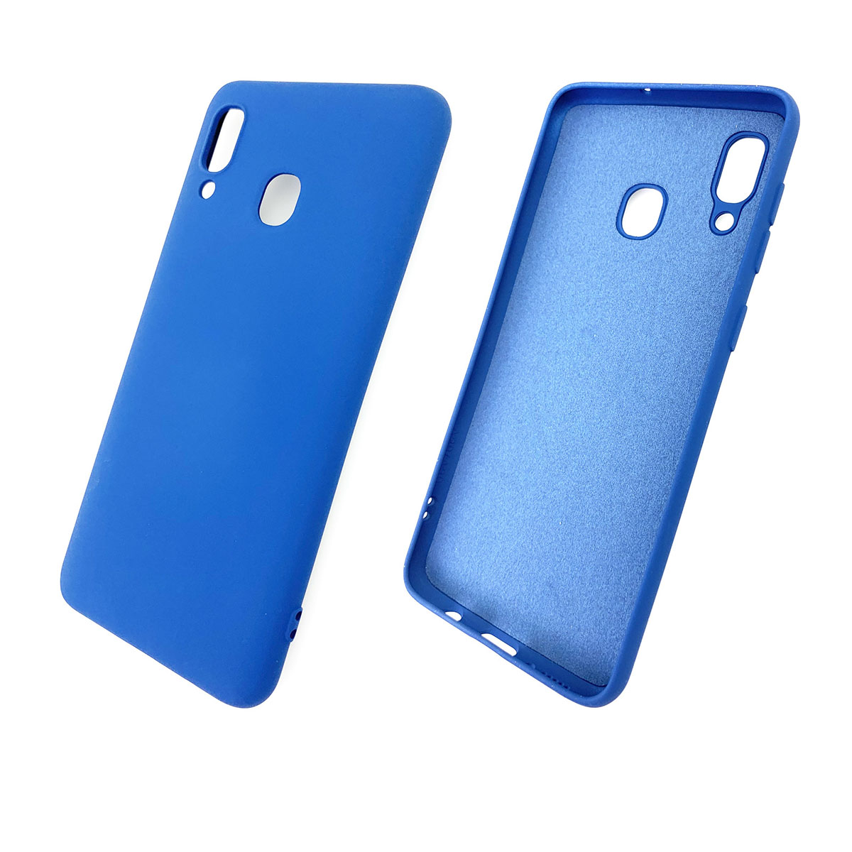 Чехол накладка Soft Touch для SAMSUNG Galaxy A20 (SM-A205), A30 (SM-A305), силикон, цвет темно синий. Чехол накладка Soft Touch для SAMSUNG Galaxy A20 (SM-A205), A30 (SM-A305), силикон, цвет темно синий.