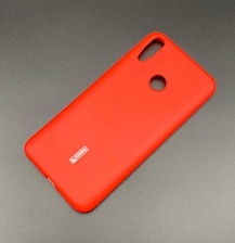Чехол накладка Cherry для HUAWEI Honor 8C, силикон, цвет красный.