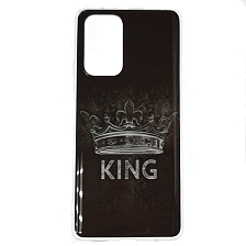 Чехол накладка для XIAOMI Redmi Note 10 Pro, силикон, рисунок KING