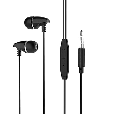 Гарнитура (наушники с микрофоном) проводная, BOROFONE BM25 Sound edge, цвет черный Гарнитура (наушники с микрофоном) проводная, BOROFONE BM25 Sound edge, цвет черный