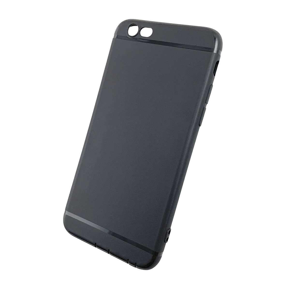 Чехол накладка GPS для APPLE iPhone 6, 6G, 6S, силикон, матовый, цвет черный.