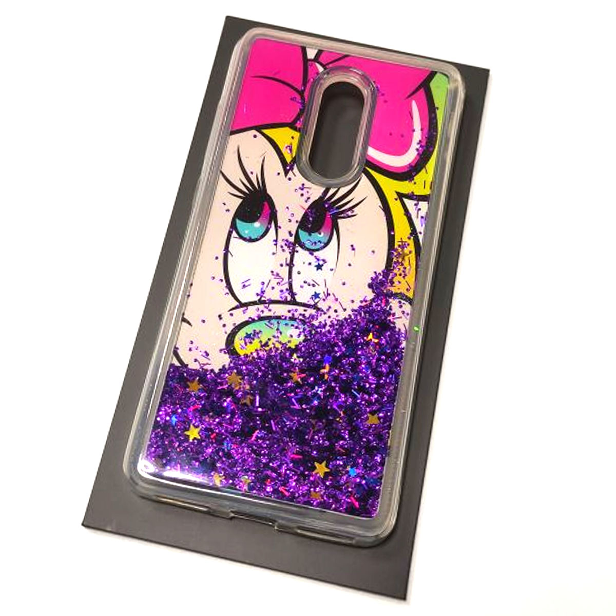 Чехол накладка для XIAOMI Redmi Note 4X, силикон, переливашка, рисунок Minnie Mouse