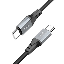 Кабель HOCO X86 USB Type C на USB Type C, 60W, длина 1 метр, цвет черный
