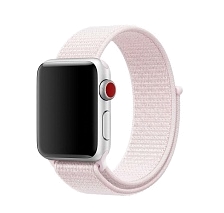 Ремешок для часов Apple Watch (38-40 мм), нейлон, цвет Pearl Pink (18).