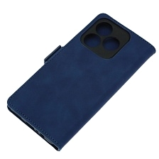 Чехол книжка NICE для Realme C61, C63, Note 60, Note 60X, экокожа, визитница, цвет темно синий