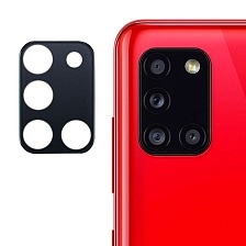Защитное стекло на заднюю камеру для SAMSUNG Galaxy A31, цвет черный
