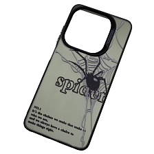 Чехол накладка для INFINIX Hot 40i 4G, SMART 8, SMART 8 Plus, пластик, силикон, рисунок Паук