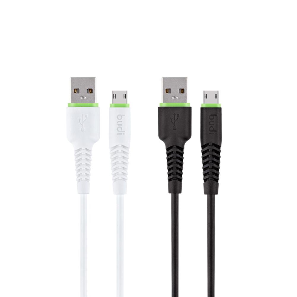 USB Дата-кабель "budi" для Micro USB модель M8J150L-BLK цвет чёрный.