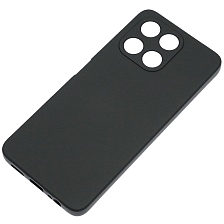 Чехол накладка NANO для Honor X6a, силикон, бархат, цвет черный Чехол накладка NANO для Honor X6a, силикон, бархат, цвет черный