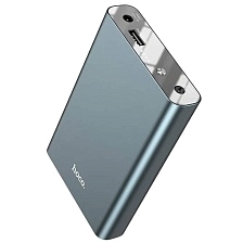 Внешний портативный аккумулятор, Power Bank HOCO J97, 10000 mAh, цвет серый металик