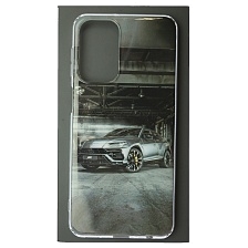 Чехол накладка для SAMSUNG Galaxy A23 4G, силикон, глянцевый, рисунок Lamborghini Urus