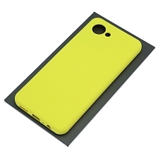 Чехол накладка Silicon Cover для Realme C30, Realme C30S, Realme Narzo 50i Prime, силикон, бархат, цвет желтый Чехол накладка Silicon Cover для Realme C30, Realme C30S, Realme Narzo 50i Prime, силикон, бархат, цвет желтый