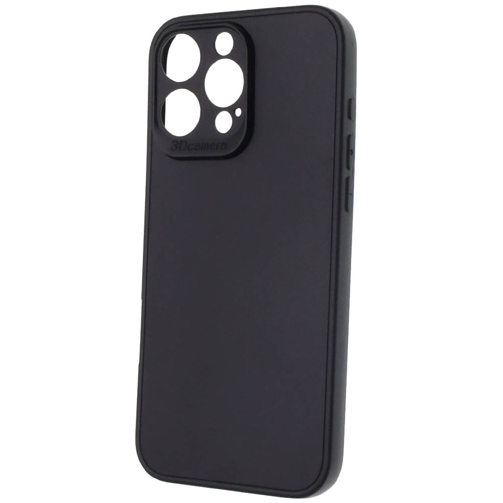 Чехол накладка для APPLE iPhone 16 Pro Max, защита камеры, силикон, цвет черный