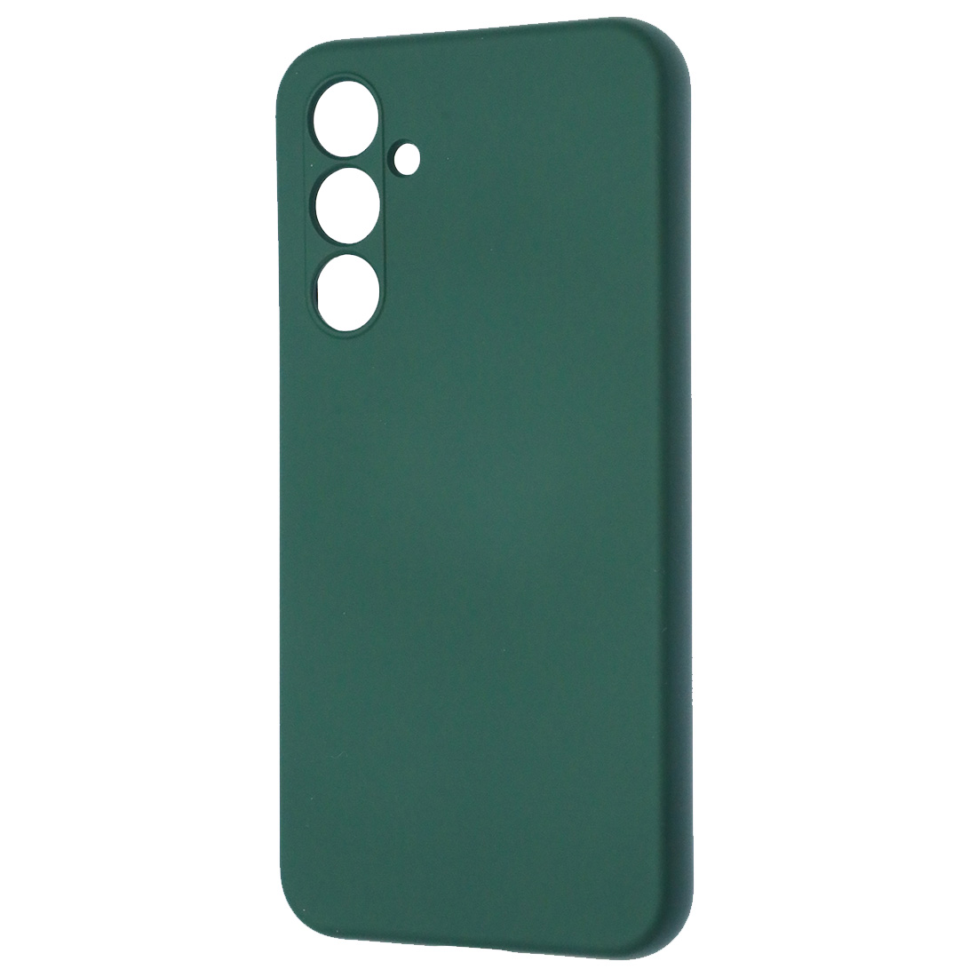 Чехол накладка NANO для SAMSUNG Galaxy A54 5G, силикон, бархат, цвет темно зеленый