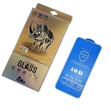 Защитное стекло "10D" UNIPHA Premium для APPLE iPhone X/XS (5.8") цвет канта белый.