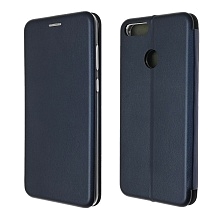 Чехол книжка STYLISH для HUAWEI Honor 7X (BND-AL10, BND-L21, BND-L24, BND-TL10), экокожа, визитница, цвет синий