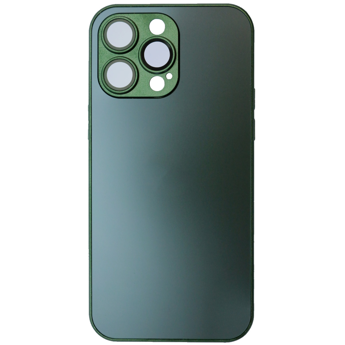 Чехол накладка AG Glass case для APPLE iPhone 14 Pro Max (6.7"), силикон, защита камеры, цвет хвойный