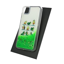 Чехол накладка TransFusion для HUAWEI Honor 9S (DUA-LX9), Y5P 2020, силикон, переливашка, рисунок Авокадо Зарядка.