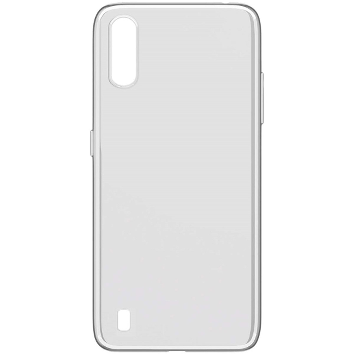 Чехол накладка для SAMSUNG Galaxy A01 (SM-A015), силикон, цвет прозрачный | РЕТРО 6