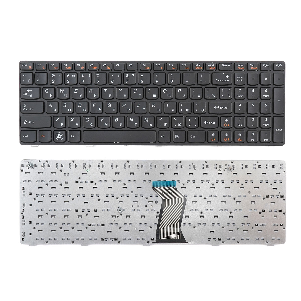 Клавиатура для ноутбука Lenovo B570, V570, Z570, цвет черный