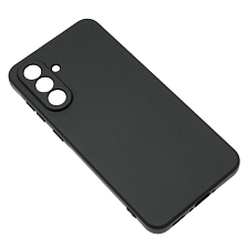 Чехол накладка NANO для SAMSUNG Galaxy A56 5G, защита камеры, силикон, бархат, цвет черный